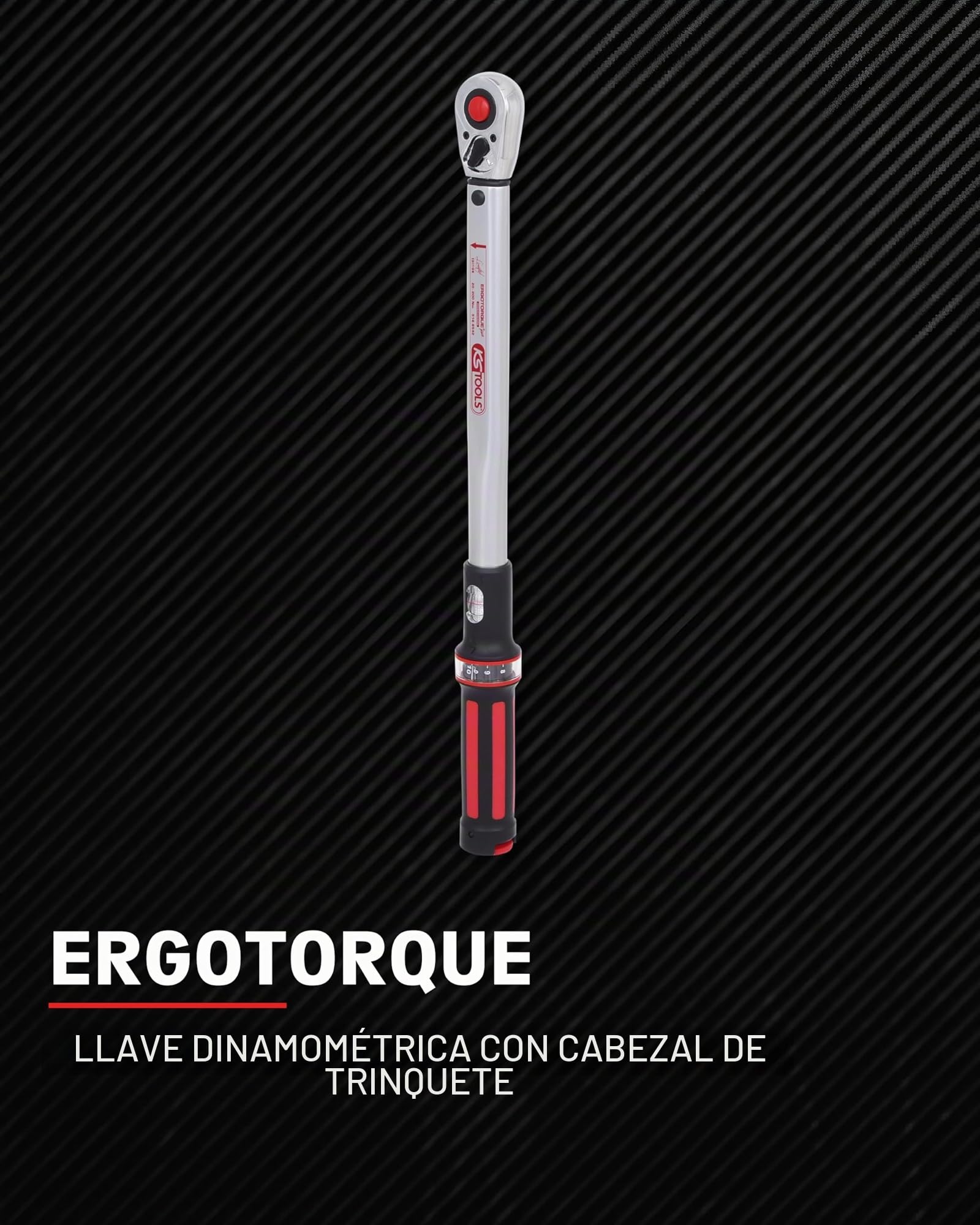 KS Tools 516.6542 1/2" Llave dinamométrica, 20-200Nm