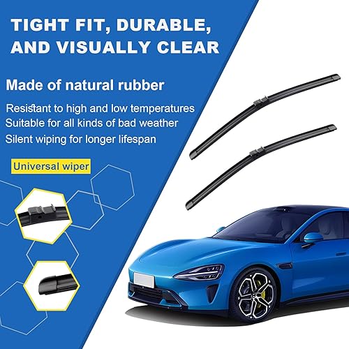 Vista 95 de SIMPWIBLD 3 limpiaparabrisas de repuesto para Hyundai Santa Fe/2013-2016 Mazda CX-5/2001-2007 Toyota Corolla 2007-2012, repuesto de equipo original