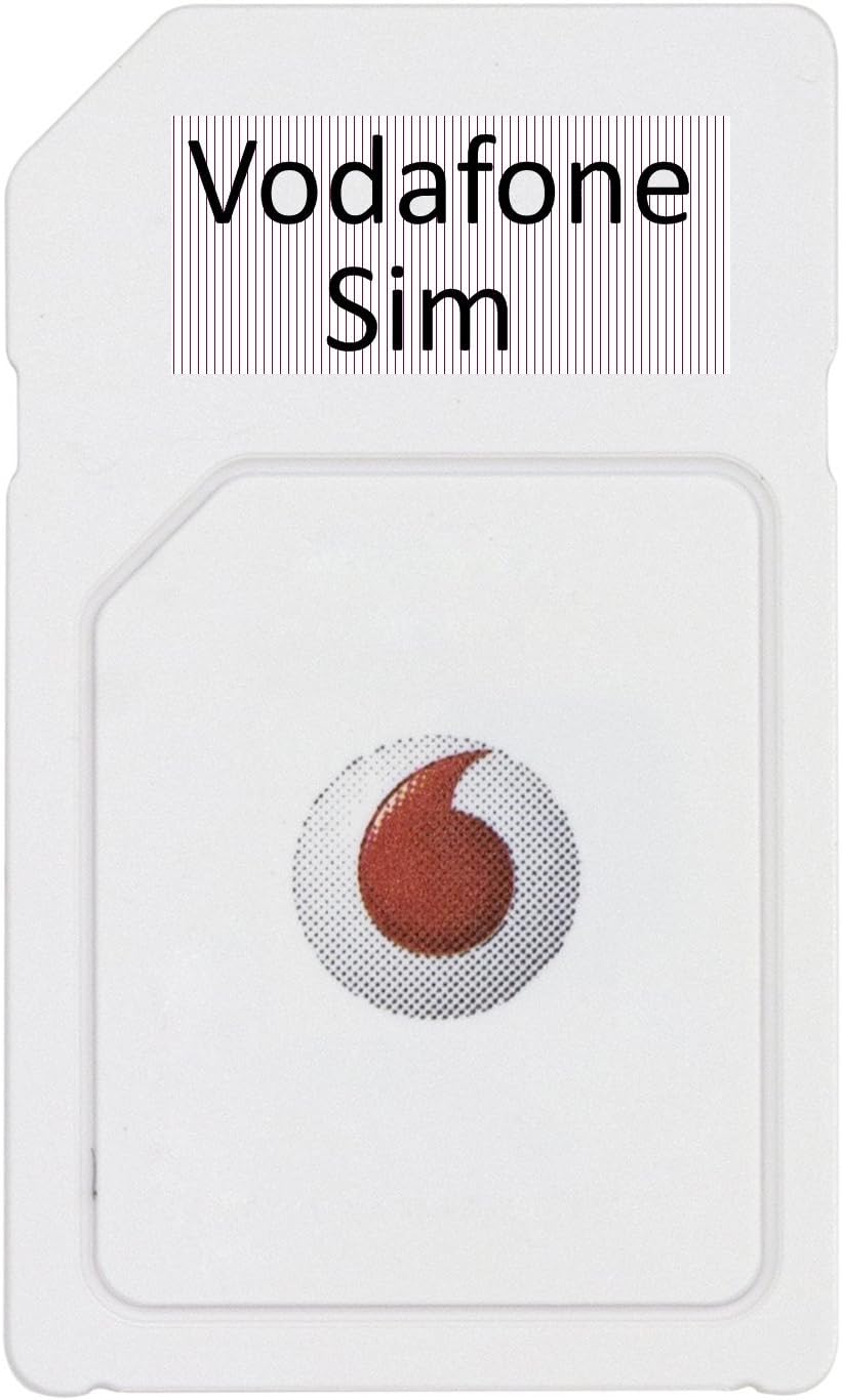 Vodafone Pay As You Go - Includes Standard, Micro & Nano Triple SIM Cards