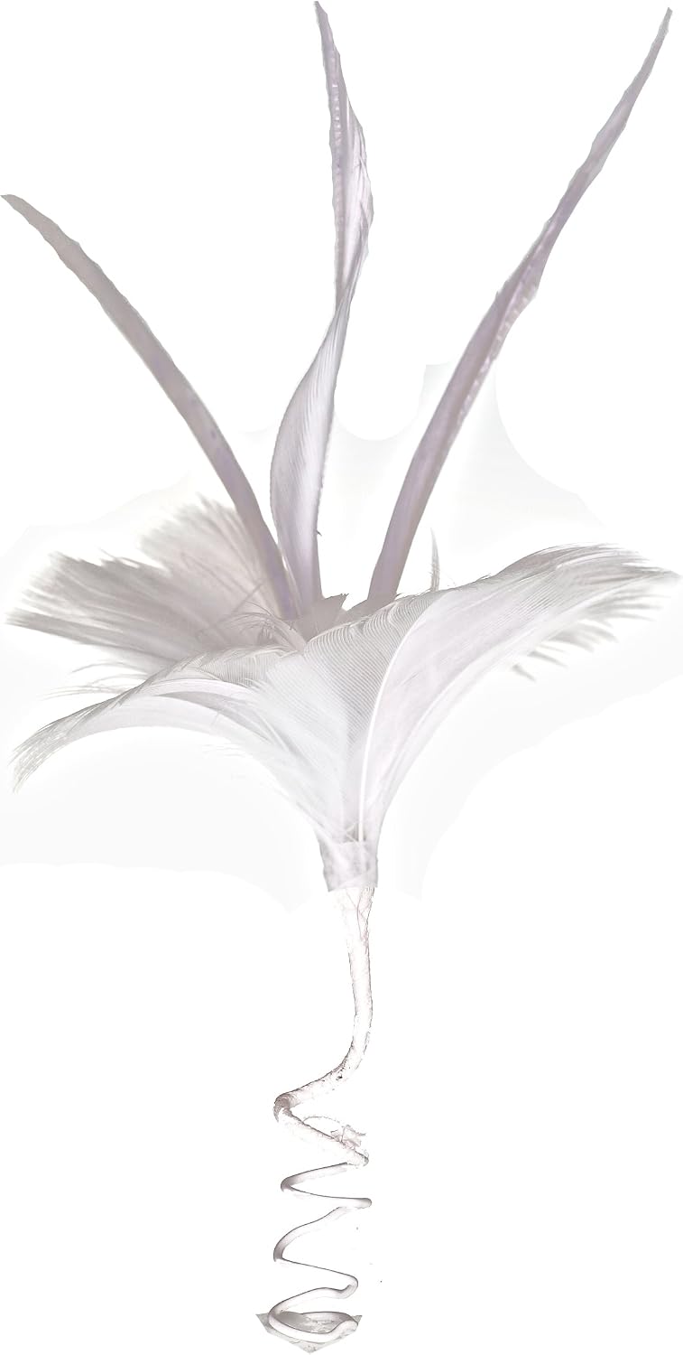 Zucker Feather (TM) - Feather Floral Pick w/Goose - White