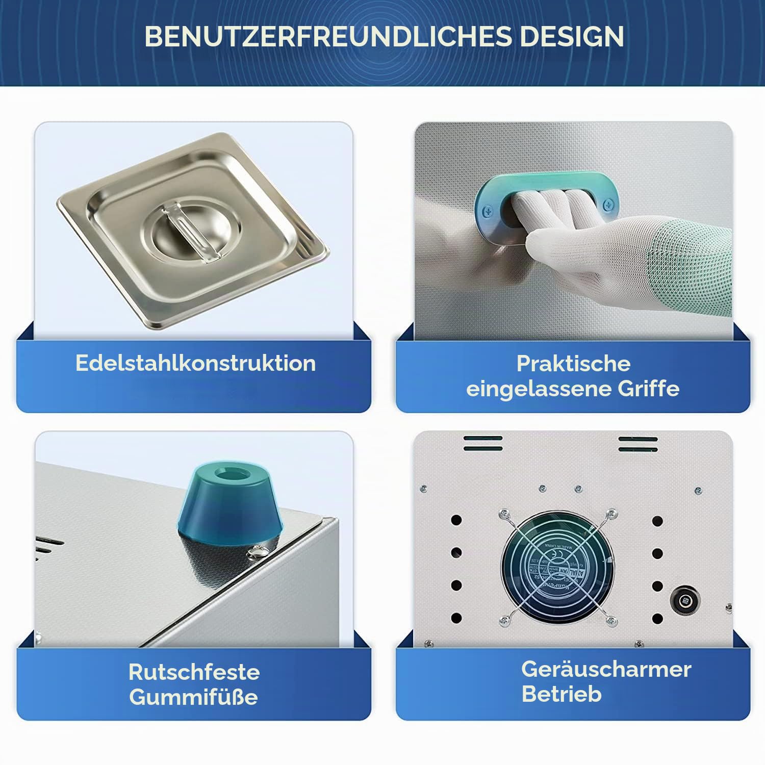 10L Ultraschallreinigungsgerät Ultraschallgerät Reinigungsgeräte Ultrasonic Cleaner Ultraschallreiniger Reinigung Ultrasonic Cleaning Machine mit Heizung Digital Timer
