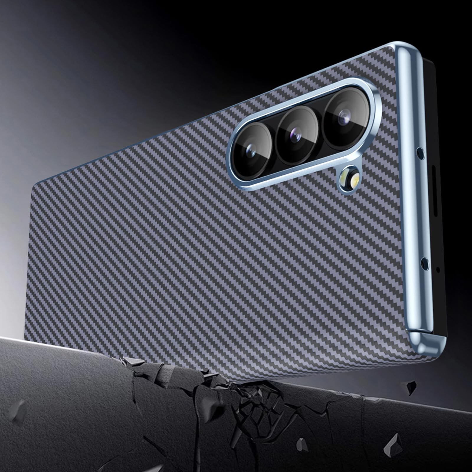 Cover Per Samsung Galaxy Z Fold 8 Ultra, Con Proteggi Schermo Placcatura