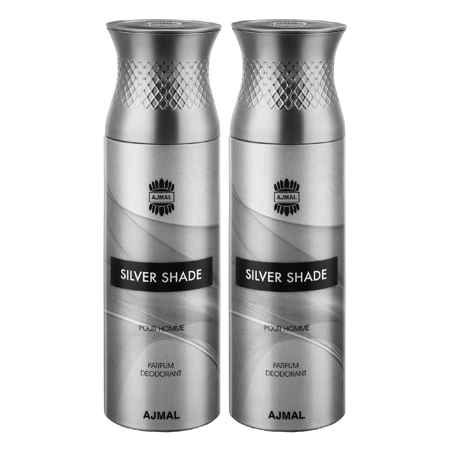 Ajmal SilverShade & SilverShade Deodorants Gift For Men (200 ml, Pack of 2)