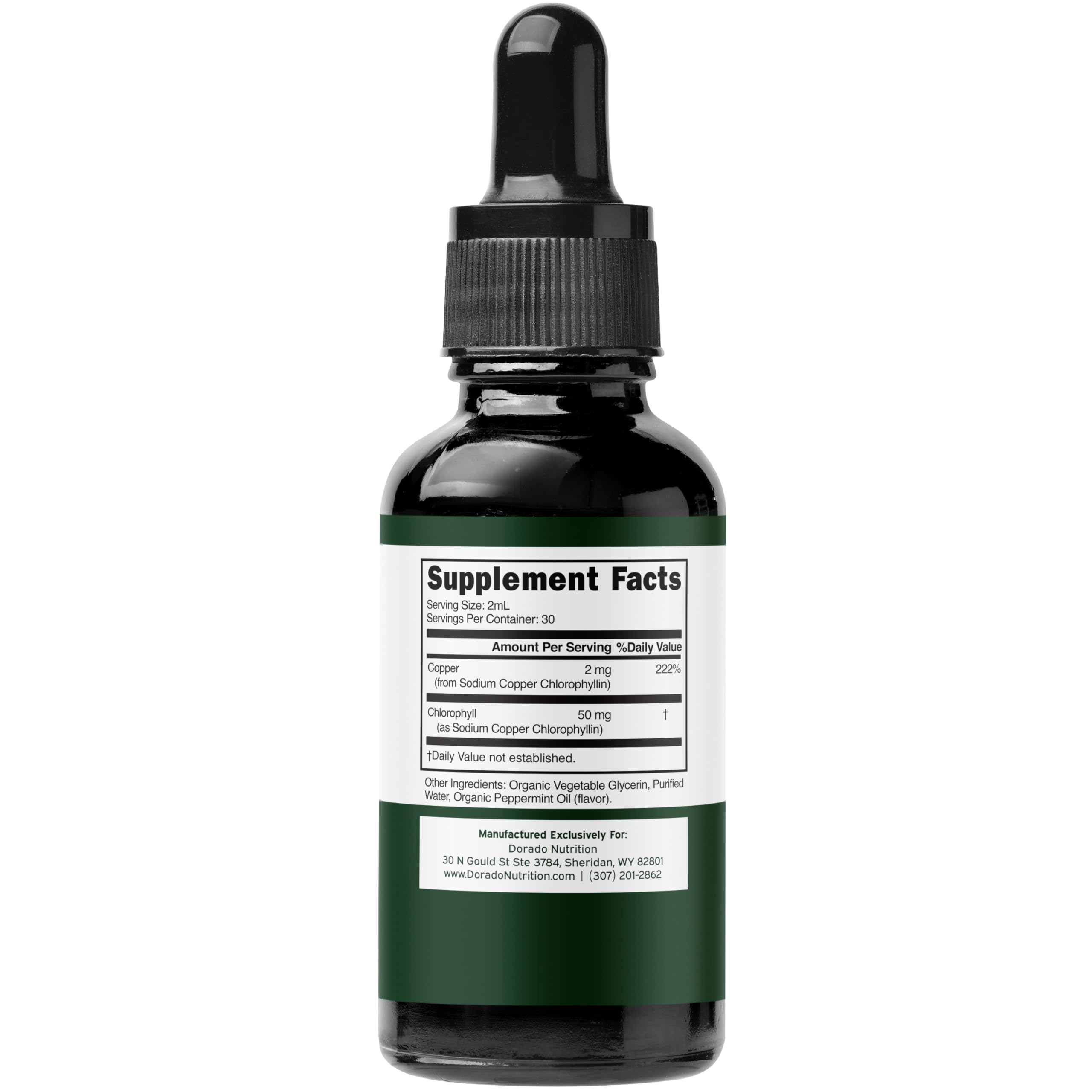 Liquid Chlorophyll Drops, Delicious Peppermint Flavor, Vegan, 2 Fl Oz — Amazon image 2