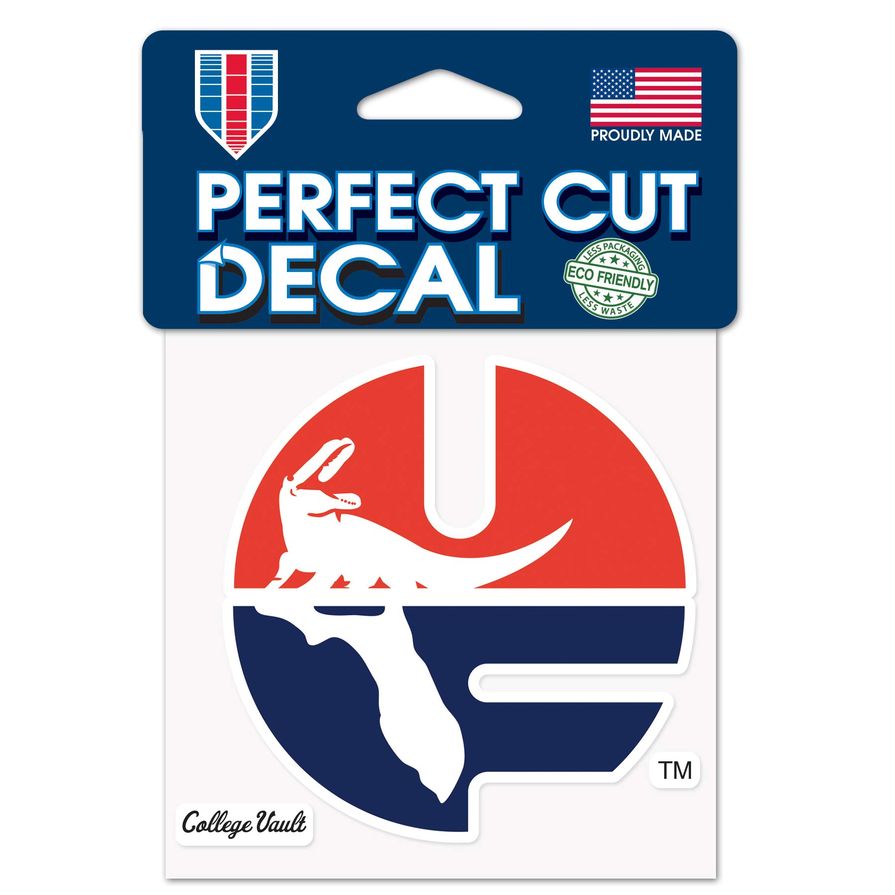 Florida Gators UF Throwback College Vault 4x4" Perfect Cut Decals