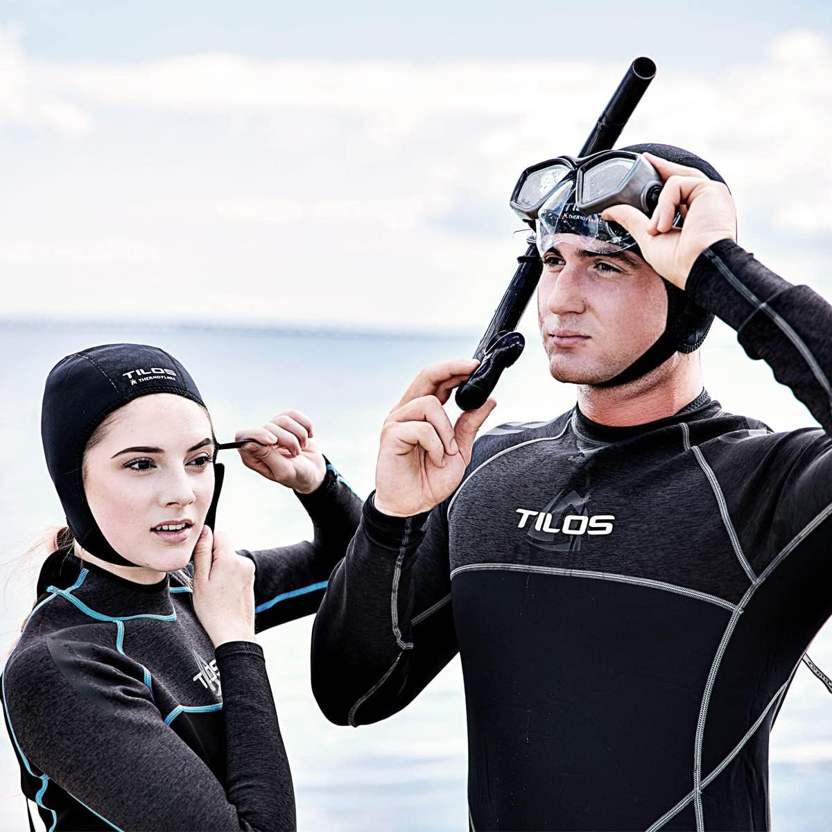 Tilos Thermoflare Eco Friendly Liner 1mm Swim Beanie, Improves Warmth and Comfort for Surfing Diving Kayak Rafting Canoe Snorkel Swimming Cap