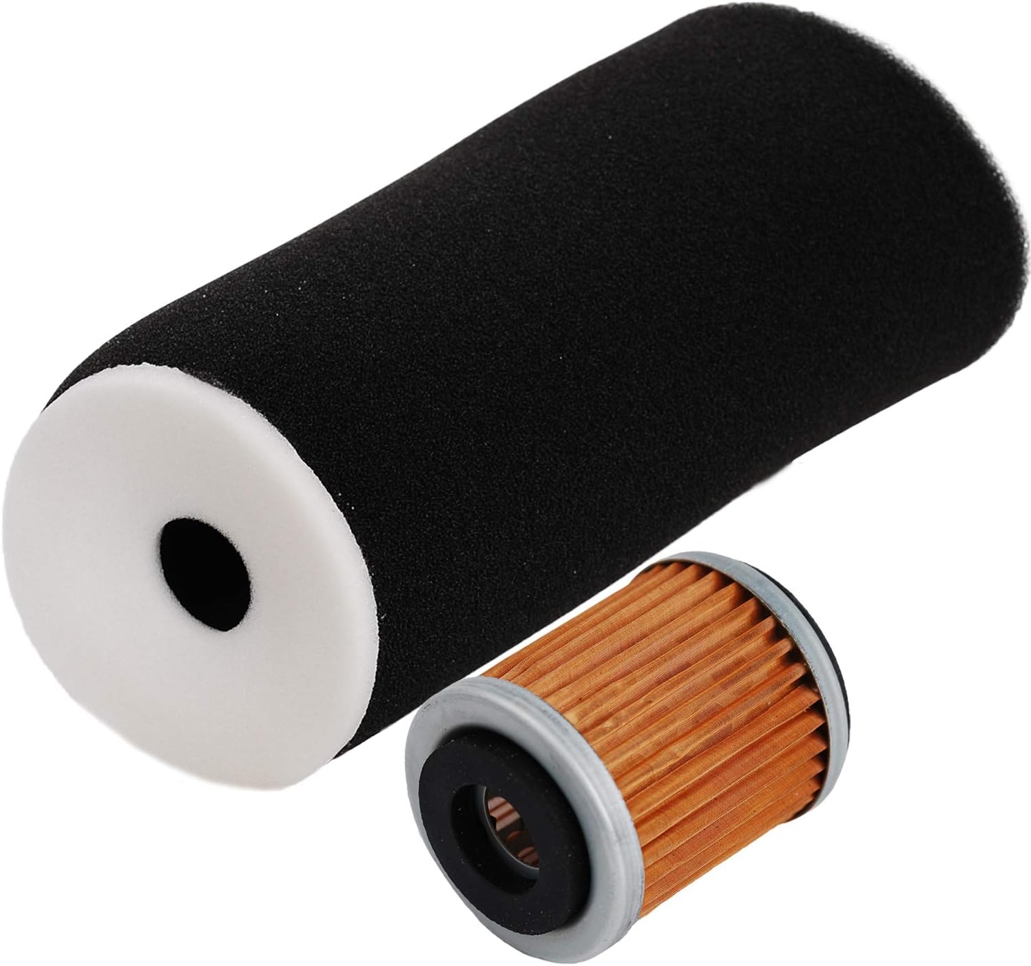 HIFROM Air Filter Element Cleaner with Oil Filter Replacement for Yamaha Raptor 350 YFM350 YFM350R, Warrior YFM350X, YFM350FX, Big Bear YFM350FW Replace 1UY-14451-00-00 1UY134400100