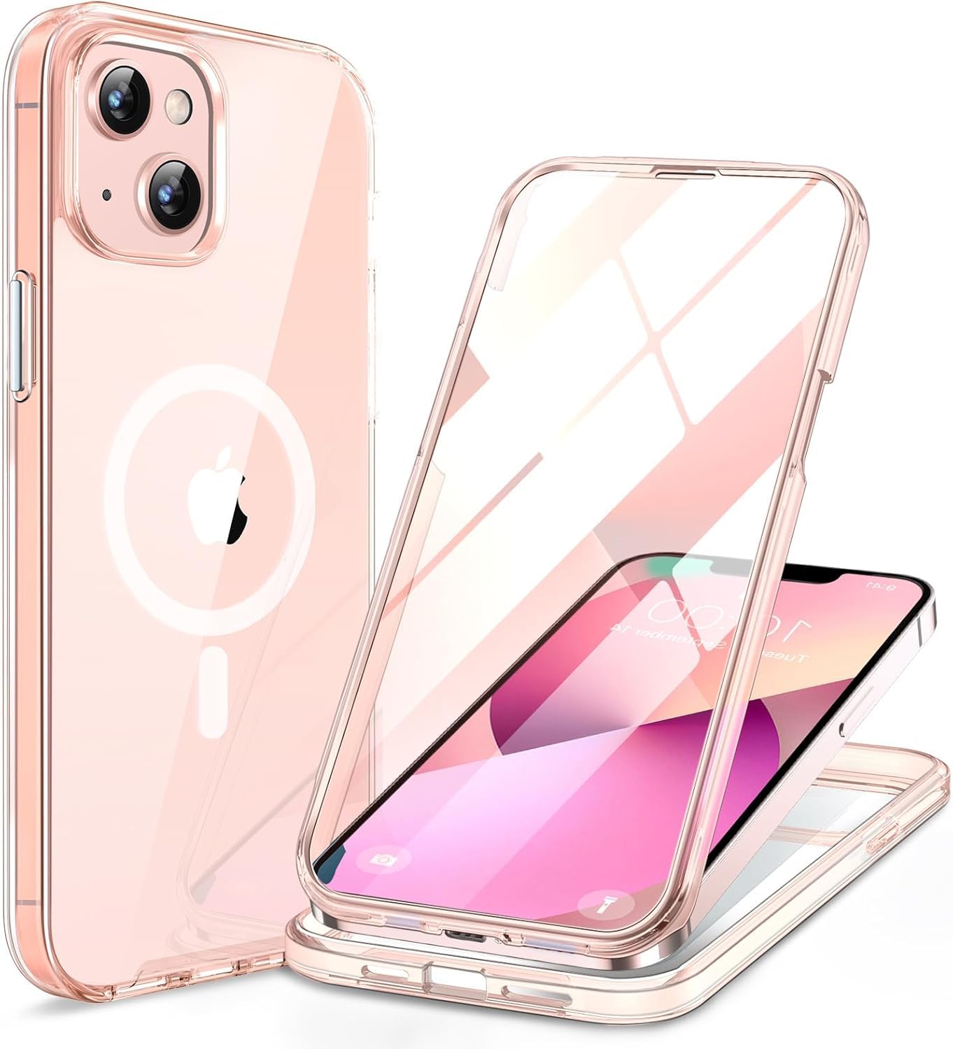 Miracase Magnetic Case for iPhone 17 Case, [Bubble Free] Built-in Glass Screen Protector+ [New Camera Control Button], Full Body Bumper Compatible with MagSafe, Drop Proof 17 Cover,6.3-inch (Black) — view 149