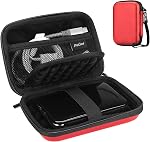 ProCase External Hard Drive Case for Toshiba Canvio Basics -Black | Portable Western Digital WD Elements My Passport Seagate, Samsung T9 and Portable Backup Plus Slim 1TB 2TB 3TB 4TB USB 3.0