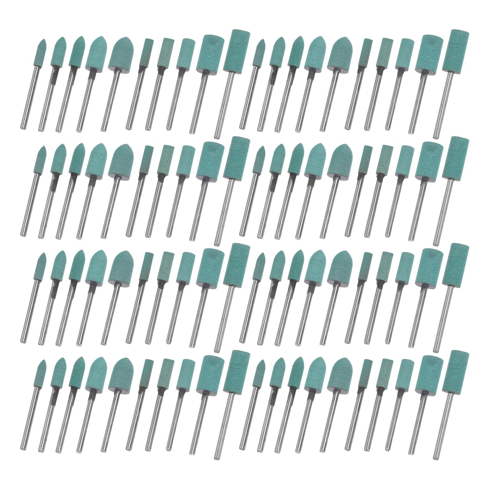 Forets de polissage en caoutchouc 3mm accessoire outil rotatif meulage métal pierre, 100 Pcs