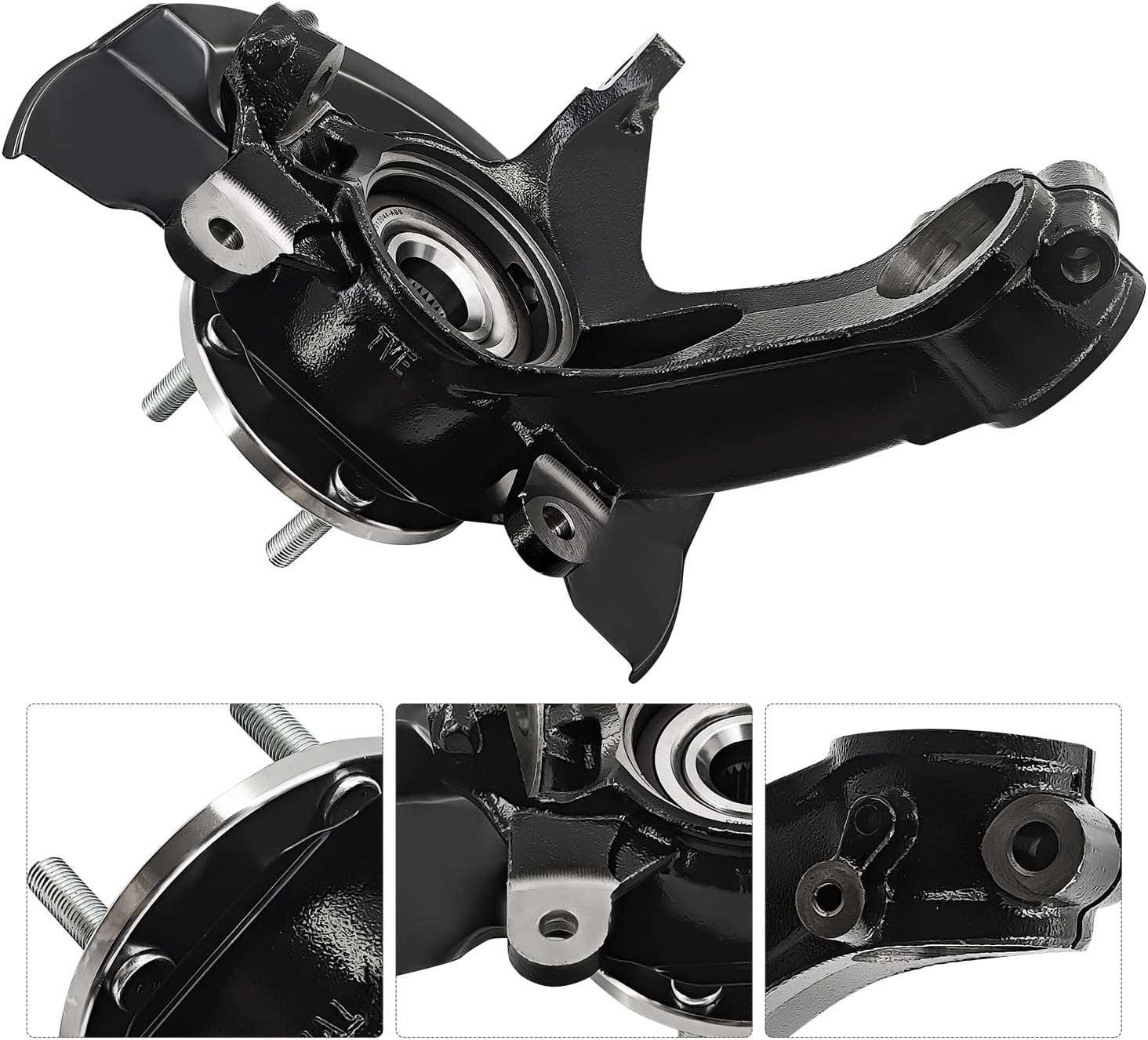 686-433 Left Steering Knuckle Front Driver Side Compatible with Honda Accord 2018-2022