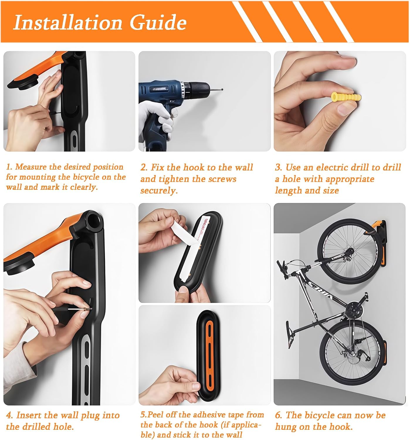 Bike Wall Mount Garage Storage
