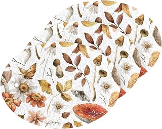 MAOBLYR Quick Absorption Household Cleaning Sponge,Double-Sided Reusable3.54x2.56In,Kitchen Tableware Multi-Purpose Cleaning 3 Sets-Vintage Mushroom Flowers