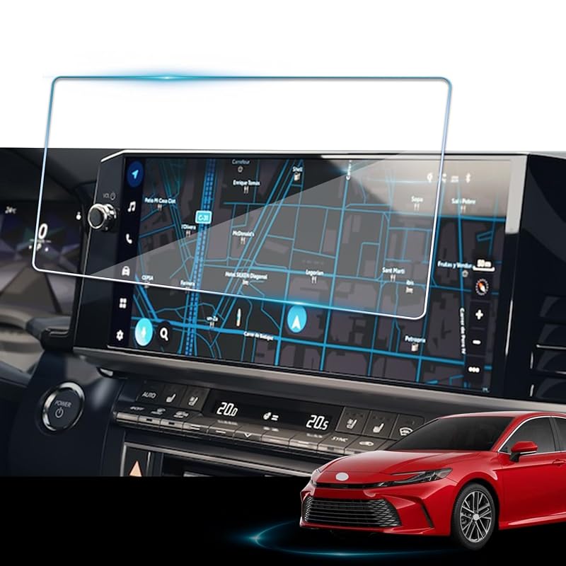 Película Protetora de Vidro Temperado 9H para Tela Multimídia de 31,2 cm Toyota Camry 2025-2026 XLE XSE VEIROOM
