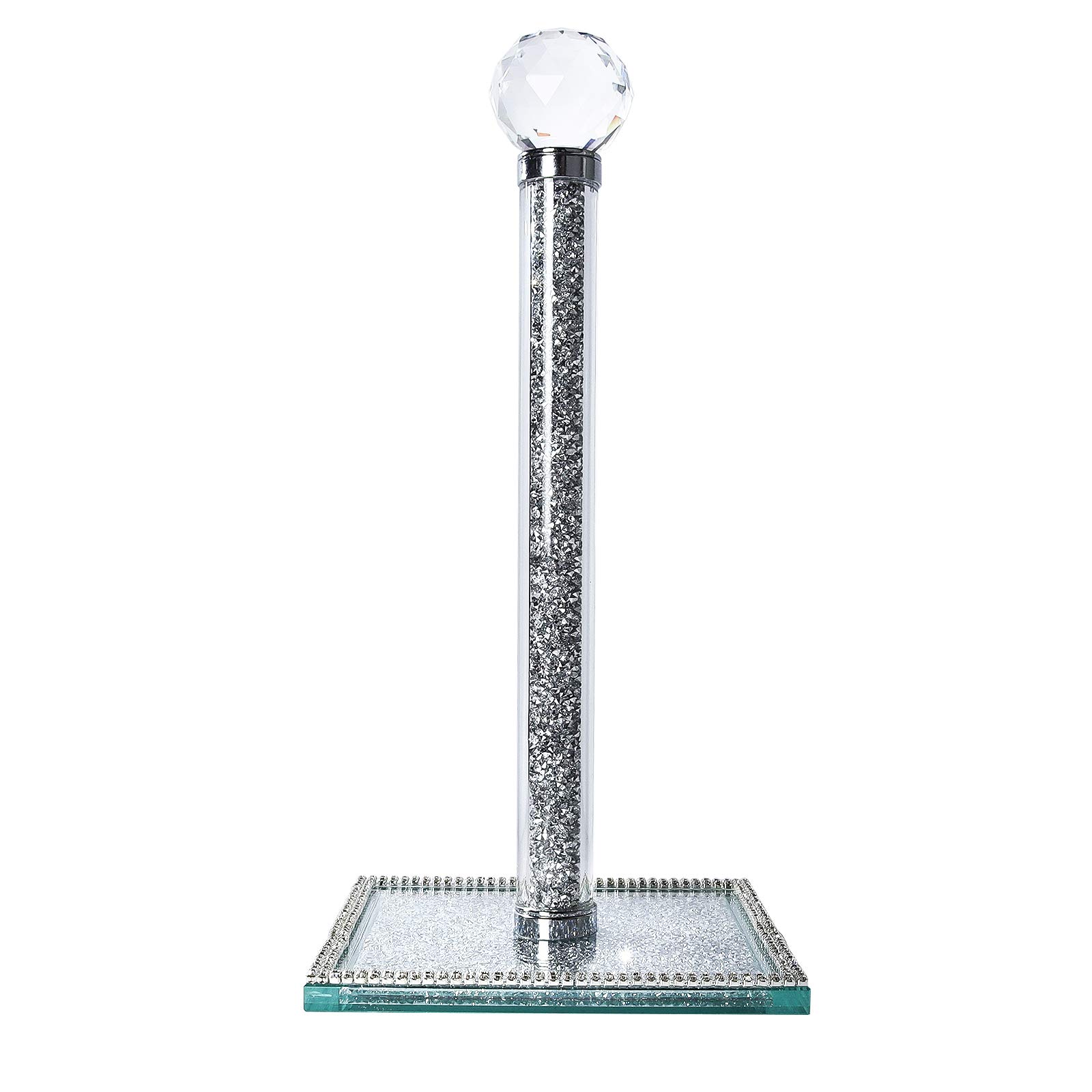 Goldmeet Paper Towel Holder Stand Bling Kitchen Countertop Paper Towel 