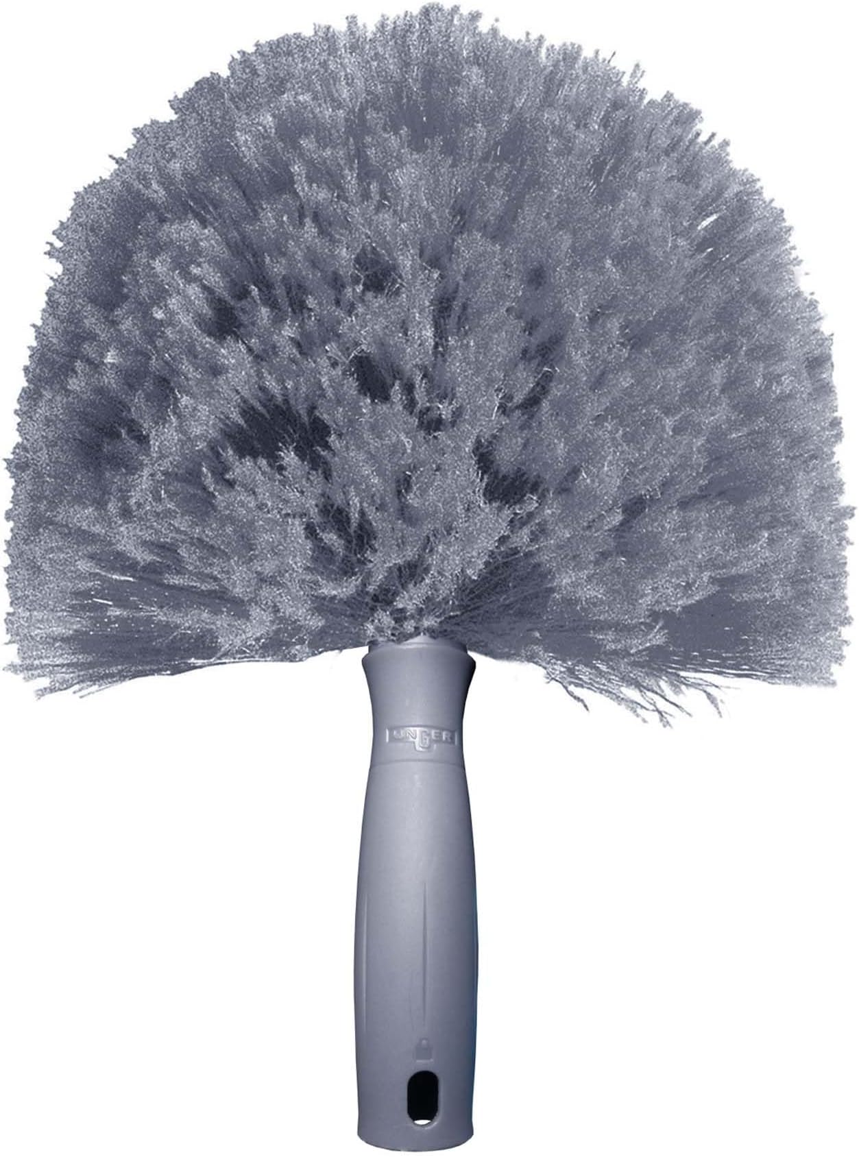 UNGER Spider Web & Cobweb Duster Brush - Internal or External - Fits Telescopic Poles - UNGER Cleaning Equipment, Grey, UNGCOBW0