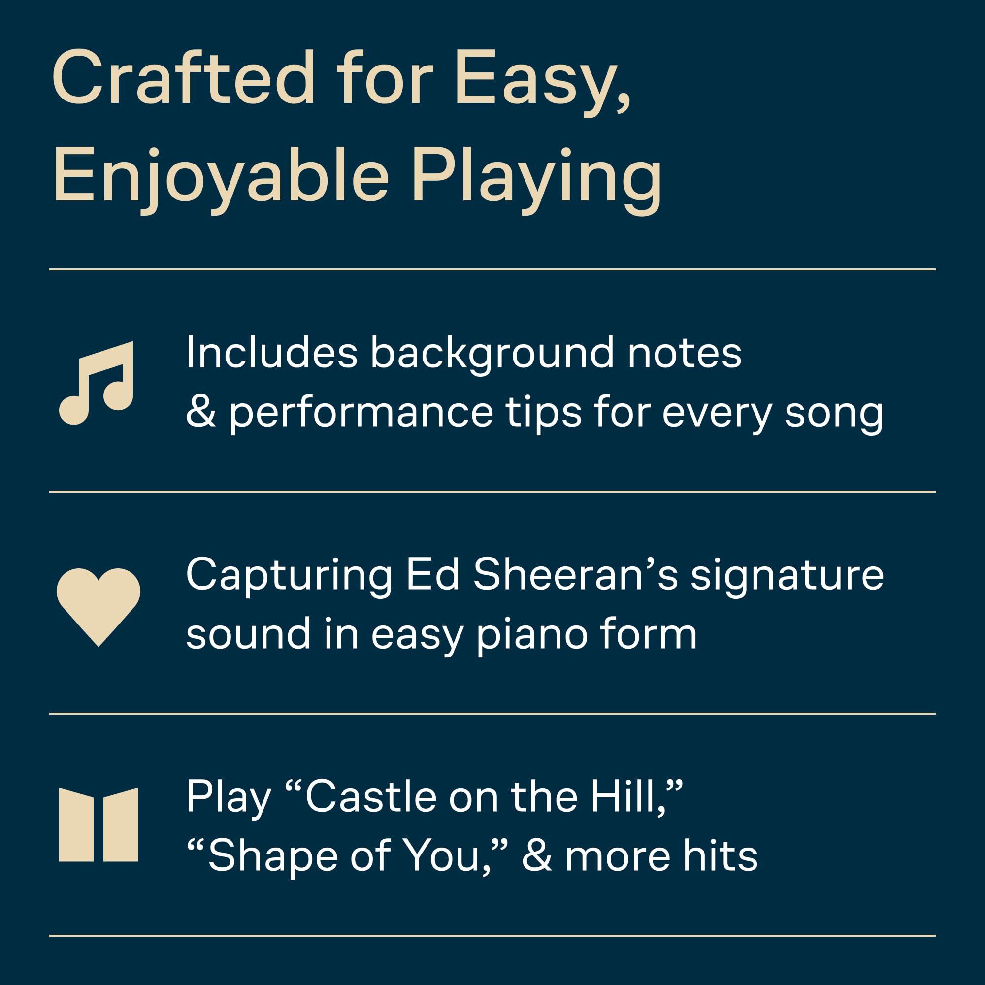 Ed Sheeran - REALLY EASY Piano: 40 Ed Sheeran Songs