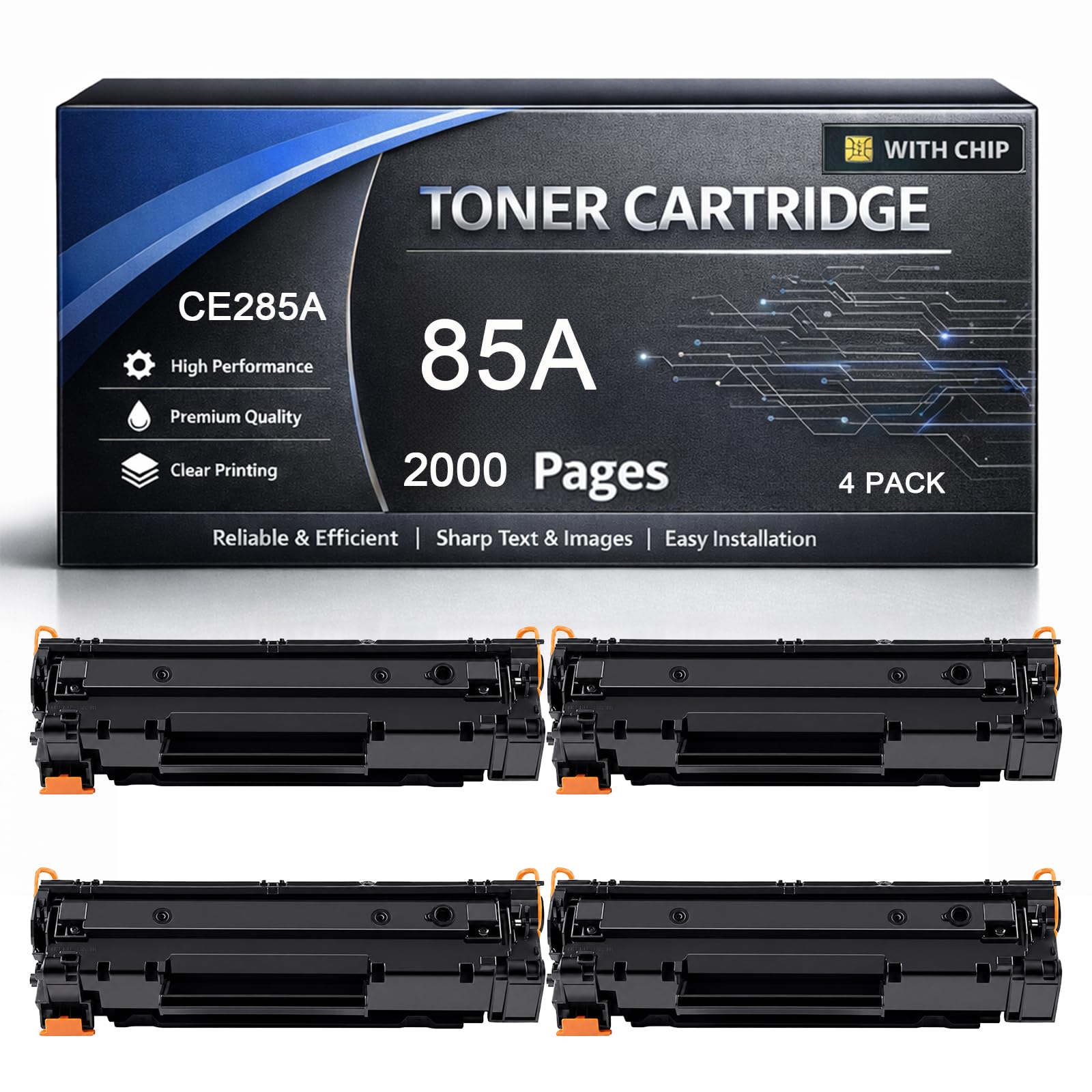 Toner 85A CE285A haute capacité contre les impressions pâles - 8