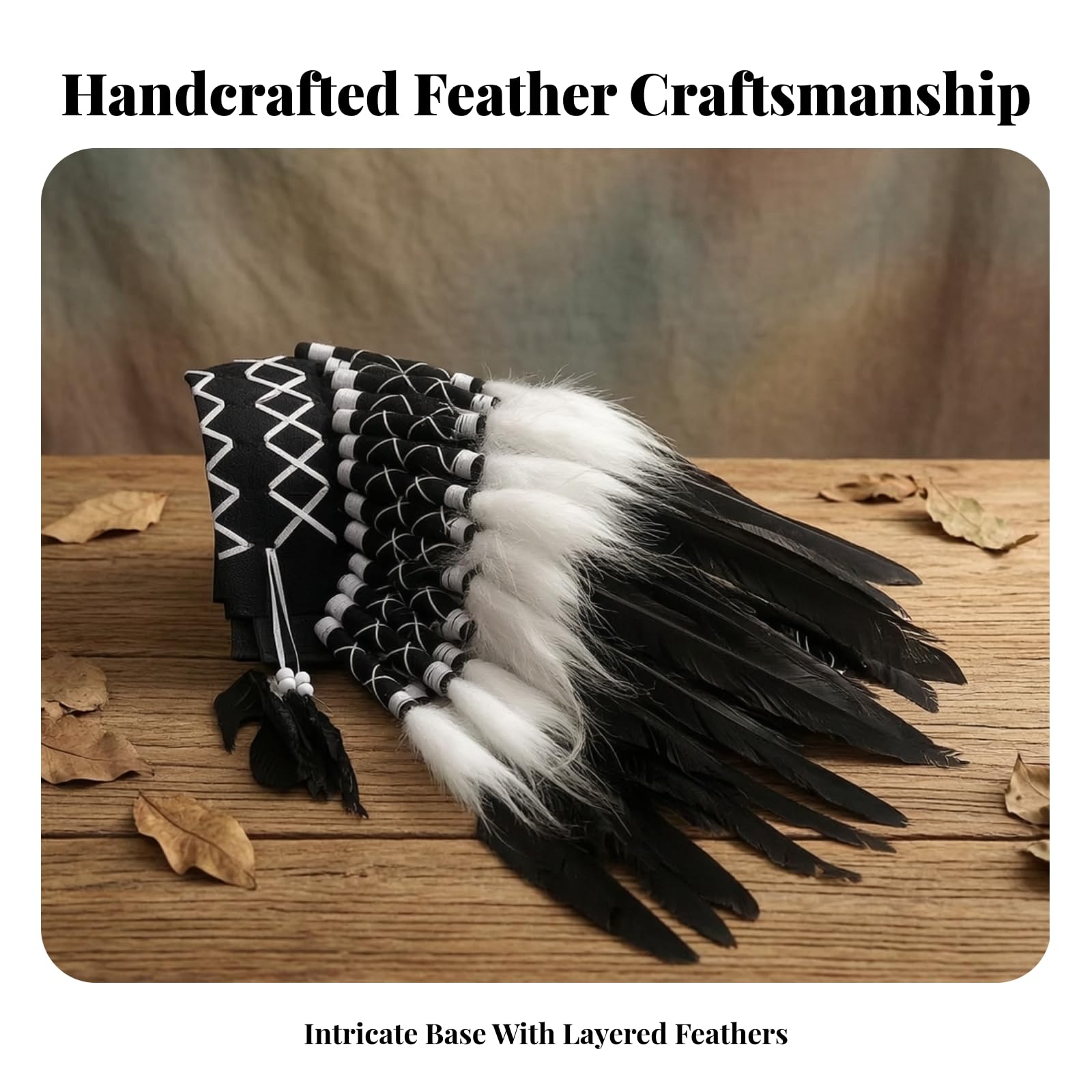 rockible Handgemacht Haarband mit Federn