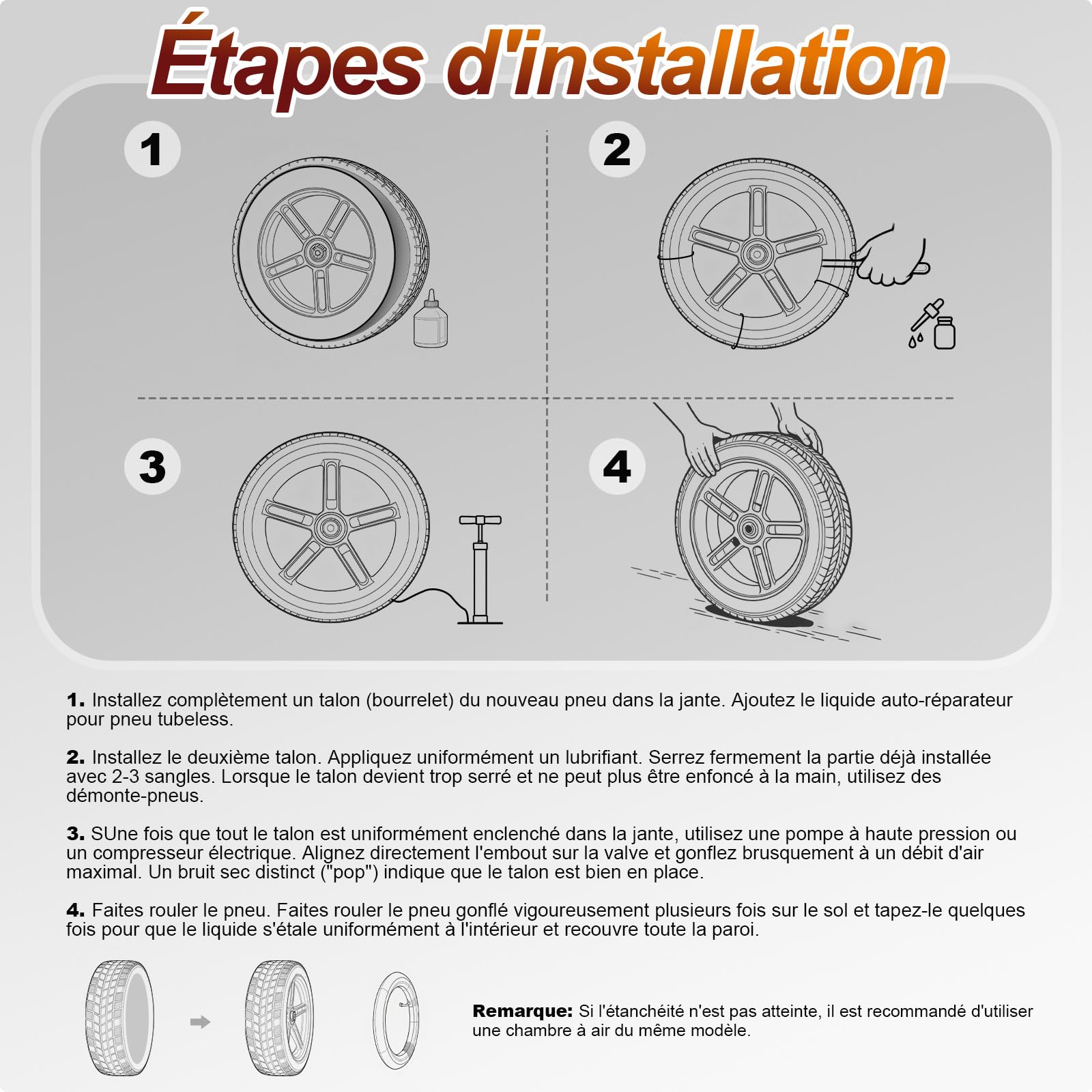 Pneu à vide 10x2.75-6.5 pour Speedway 5/Dualtron 3/Zero 10X/VSETT, pneu sans chambre à air, pneu avant/de secours pour skateboard électrique 10 pouces