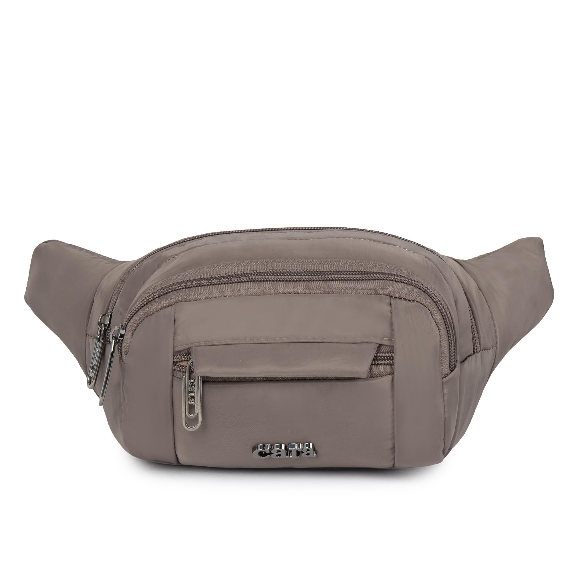 Street Aura Waist Bag for Women | Sporty Sling Pouch, Wide Adjustable Strap | Zip Closure, Travel & Workout Fanny Pack (Mocha)-image-6