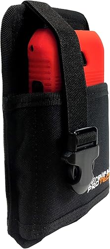 Miniatura 3 de Sonim XP5S - Funda de gel de silicona para Sonim XP5s XP5800 y funda de nailon balístico de grado militar (rojo)