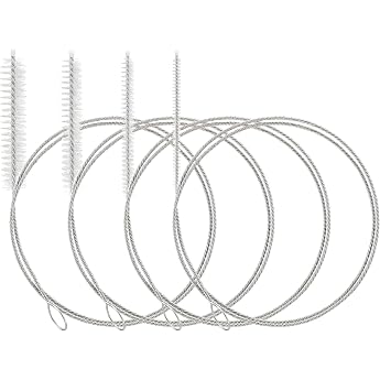 Pack of 4 100 cm Hose Brush Extra Long Cleaning Brush