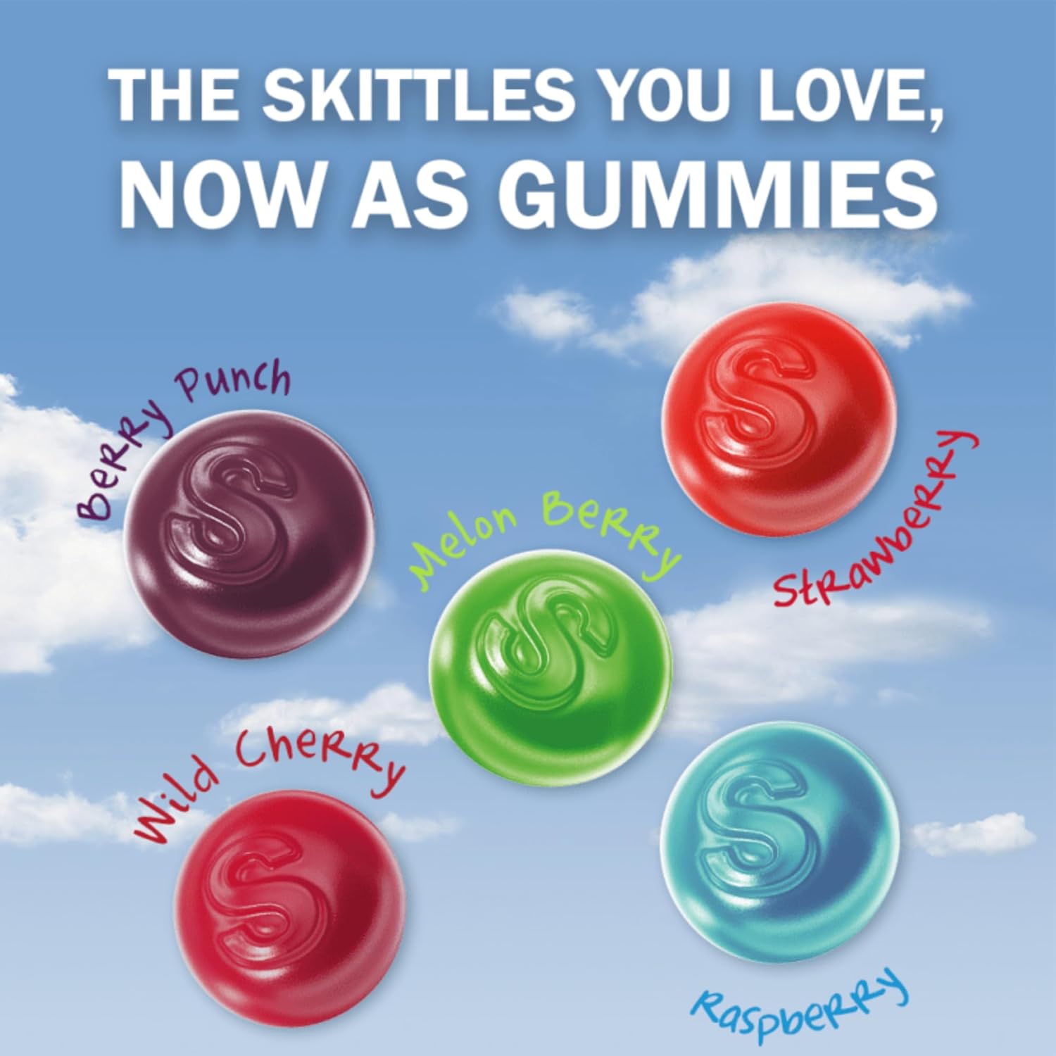 SKITTLES Gummy Candy Original and Wild Berry Sharing Size Bags Bundle - Includes 24oz Total