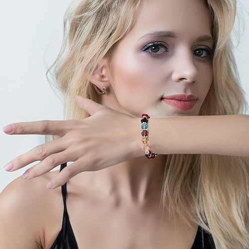 Miniatura 4 de mnmoom Pulseras de identificación médica intercambiables de 7.5 pulgadas para mujeres pulseras de alerta médica con grabado personalizado