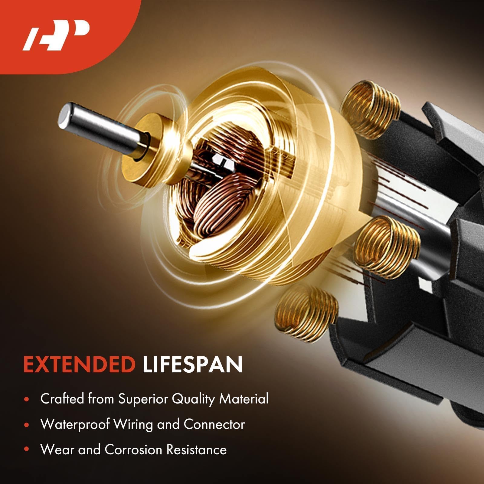 A-Premium Motor eléctrico de paso de entrada para RV compatible con RV, autocar, autocaravana, Toyhauler y motor de pasos, reemplazo # 676061, 1101428