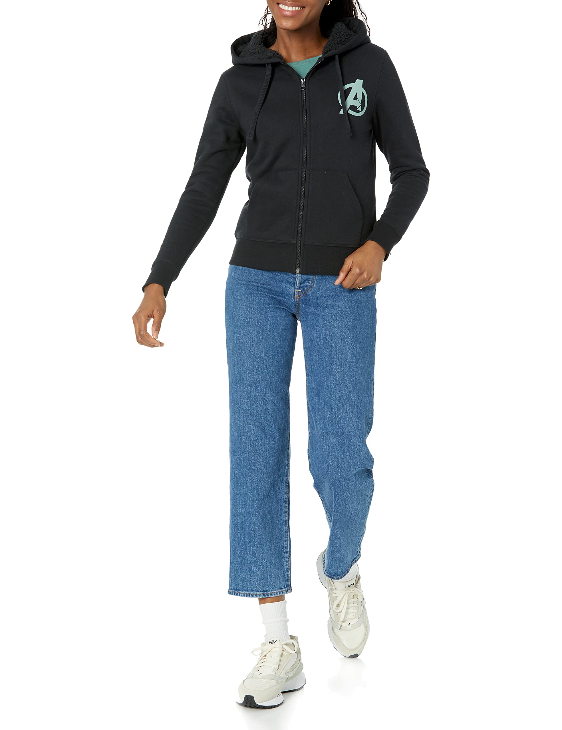 Amazon Essentials Mujer Sudadera con Capucha y Cremallera Completa de Forro Polar