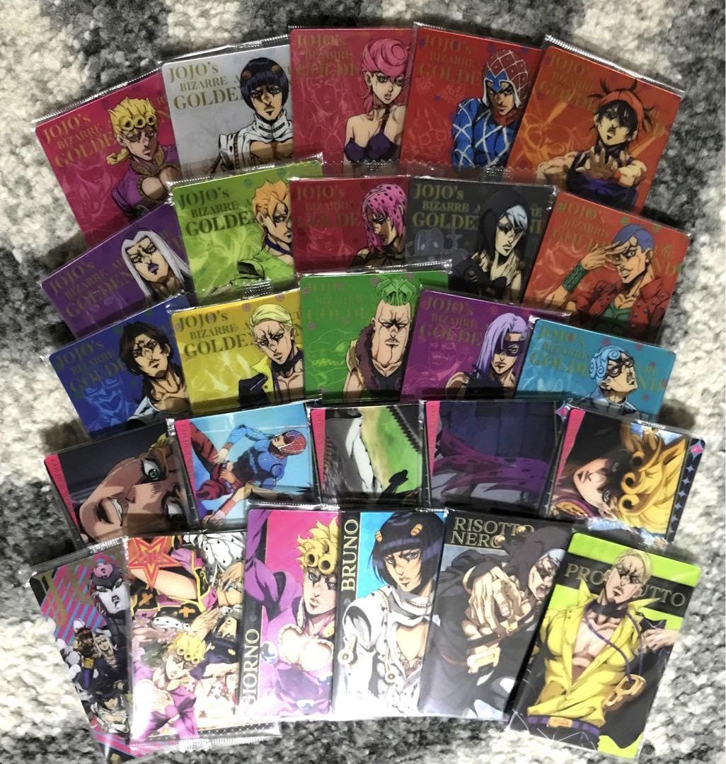 ジョジョの奇妙な冒険 黄金の風ウエハース1~2 フルコンプリート Amazon.co.jp: バンダイ(BANDAI) にふぉるめーしょん ジョジョの