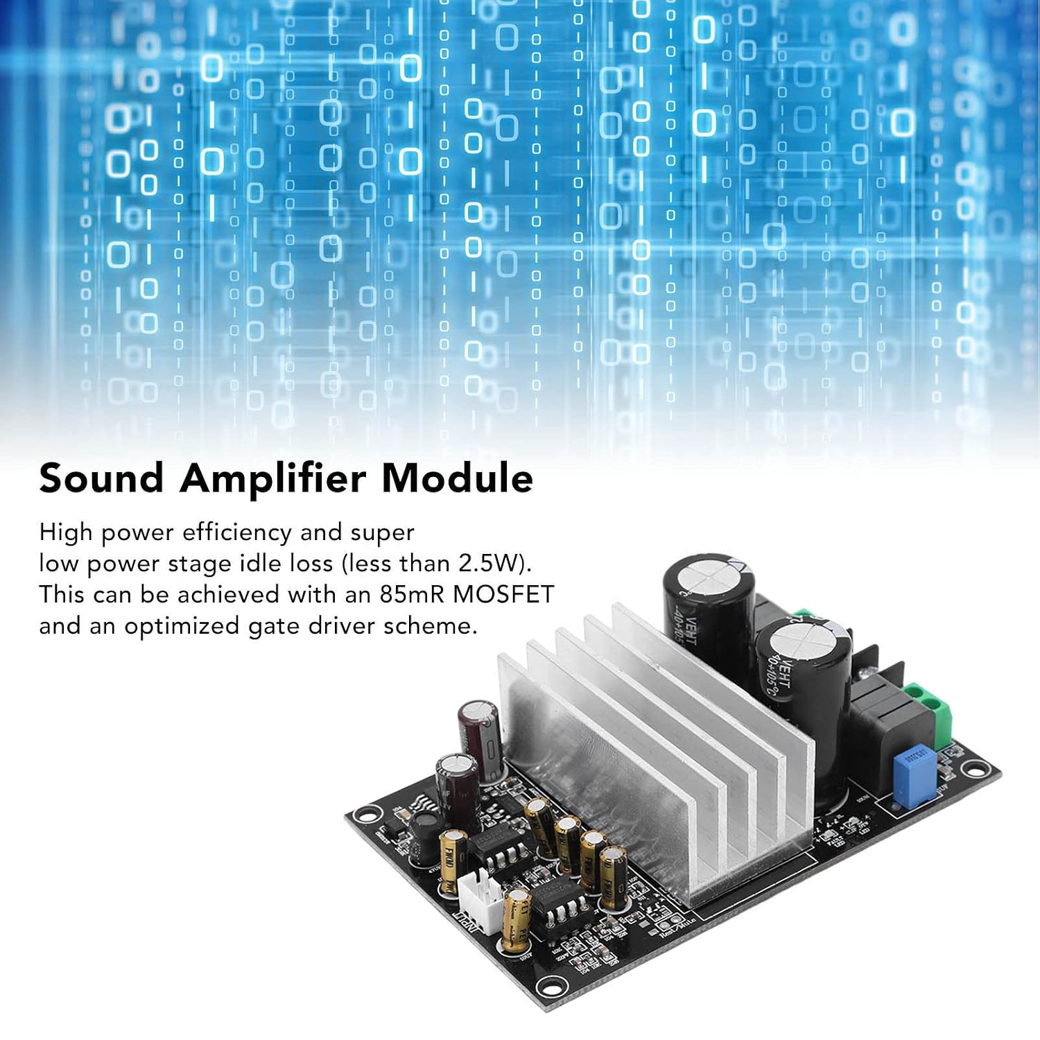 High Power Class D Digital Amplifier Board Clear Sound Enhancer Applicable to Audio Devices PCB Material