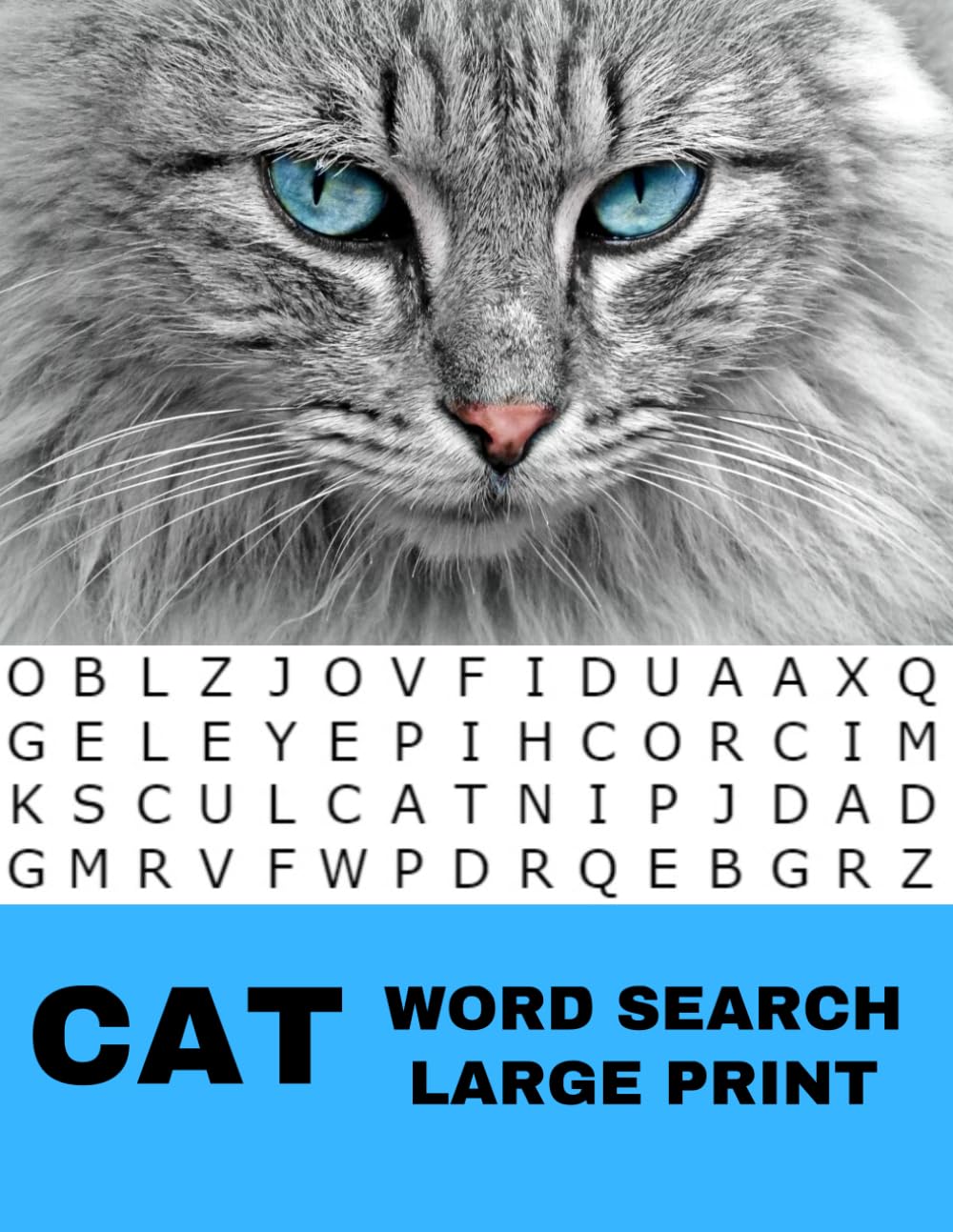 CAT WORD SEARCH - LARGE PRINT: CAT WORD SEARCH FOR CAT LOVERS - LARGE PRINT