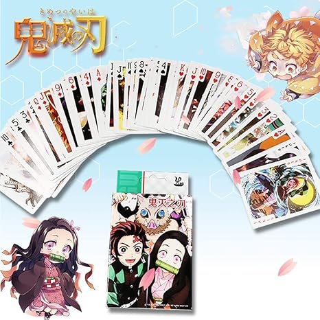 Amazon 54枚 鬼滅 鬼滅の刃 トランプ カードゲーム ポーカー用 1個入り 54枚 カードゲーム トランプ おもちゃ