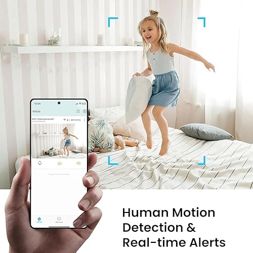Miniatura 3 de Cargador USB WiFi de cámara inteligente, cargador de cámara, cámara de niñera, detección de movimiento, cámara de seguridad inalámbrica para