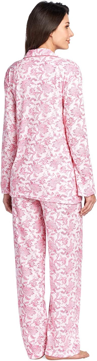 Casual Nights Women's Sleepwear Long Sleeve Floral Pajama Set - Image 2