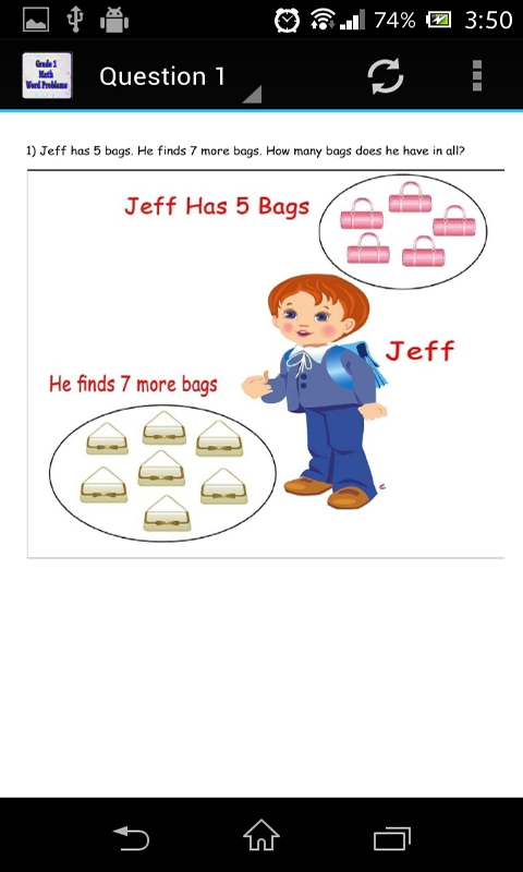 Grade 1 : Math Word Problems for Kids - Math Addition and Subtraction ...