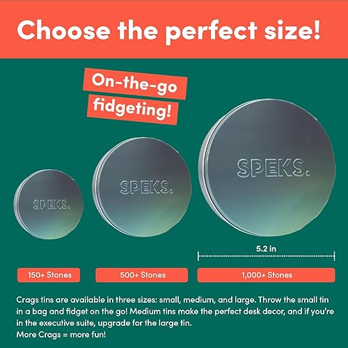 Miniatura 4 de Speks Original Crags - Masilla de ferrita Más de 1000 piedras de ferrita en una lata, juguete antiestrés para aliviar el estrés, juguete sensorial