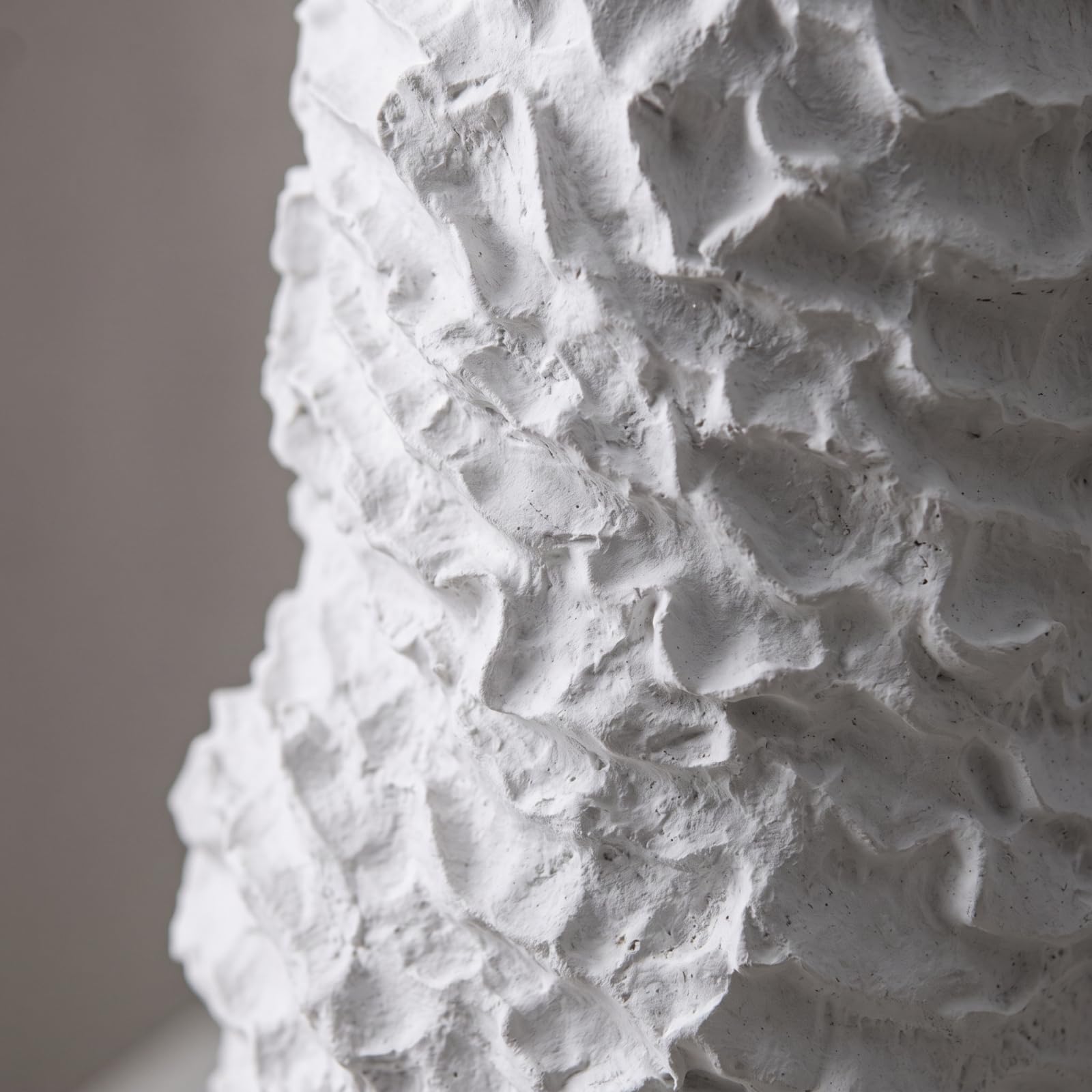 LOVIVER Vase en Résine Creux Orn Artistique | Texturé, Moderne, Vase Décoratif, pr Entrée, Noir