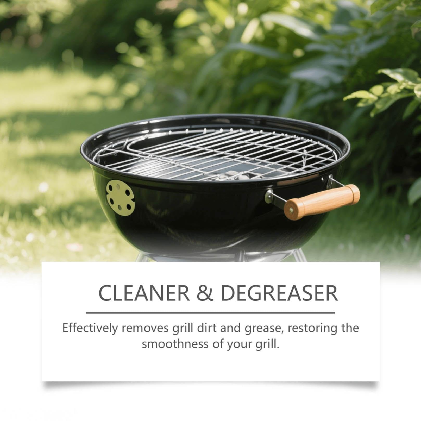 Fast-Acting Heavy-Duty Grill Degreaser Spray, Nettoyant Barbecue & All Purpose Degreaser – BBQ Grill Cleaner, Heavy Duty Oil Cleaning Agent for Smoker, Stains and Stubborn Grease (3PC)
