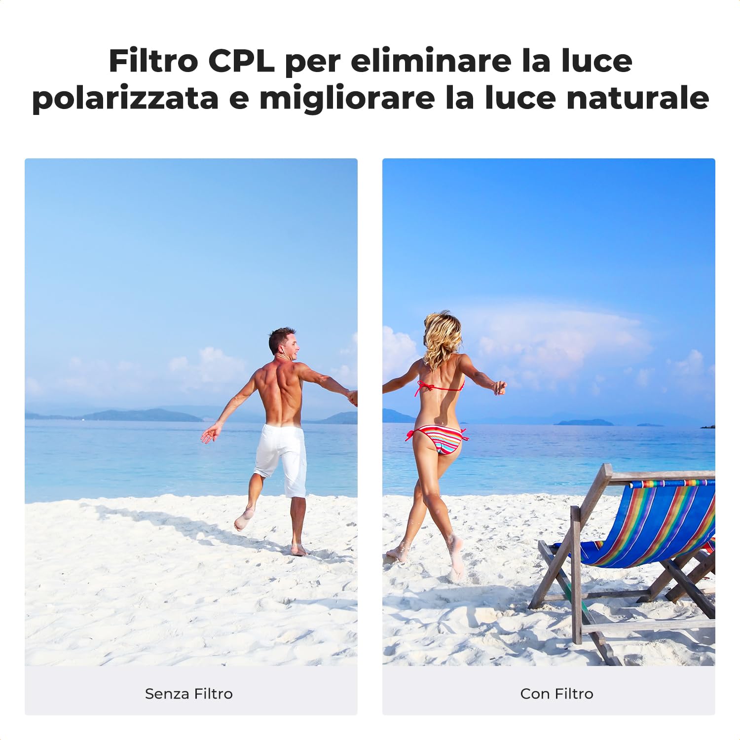 K&F CONCEPT Kit Filtri Compatibile con Insta360 Go Ultra, 4 Unità Filtro Polarizzatore CPL e Densità Neutrale ND8/ND16/ND32, con Rivestimento Multi-strato e Cornice in Lega di Alluminio