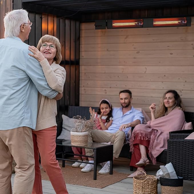 Calefactor Eléctrico Radiante Infrarrojo con Control Remoto 3000W 240V miniatura 2