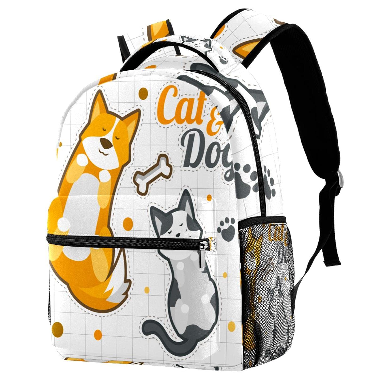 Sac à dos d'écolier léger et décontracté multicolore pour filles et garçons