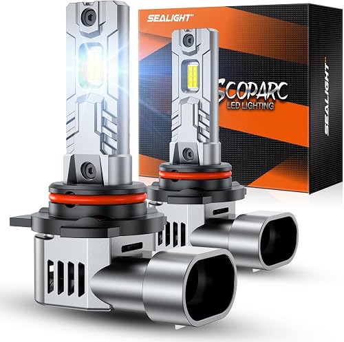 SEALIGHT S2S HIR2/9012Light Bulbs, 80,000LM Super…