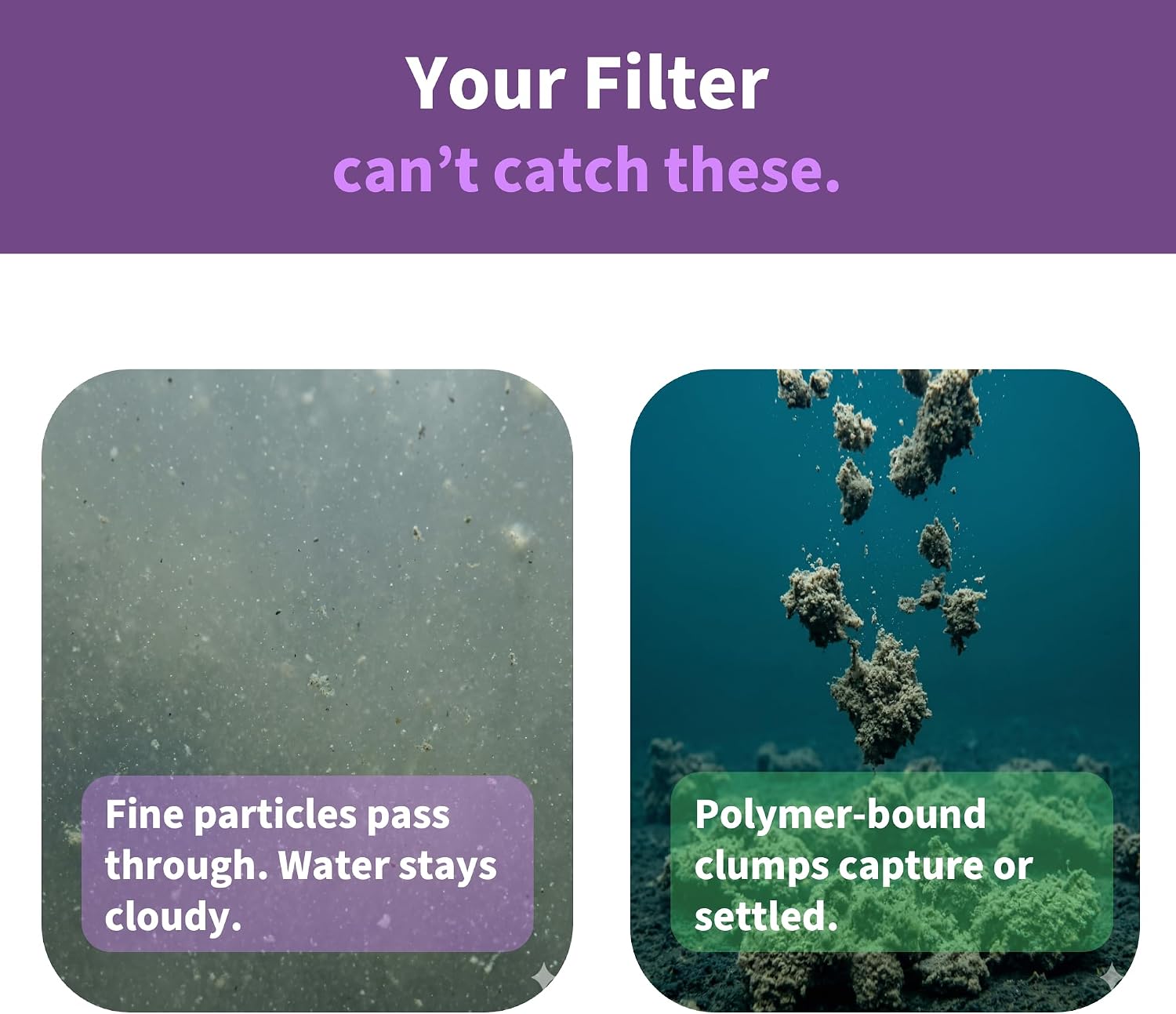 Fast-Acting Pond Clarifier - Rapidly Clears Cloudy Pond Water in 24 to 48 Hours - Treats up to 6,000 Gallons - for Koi Ponds, Water Gardens and Outdoor Ponds - Safe for Fish, Plants and Pets