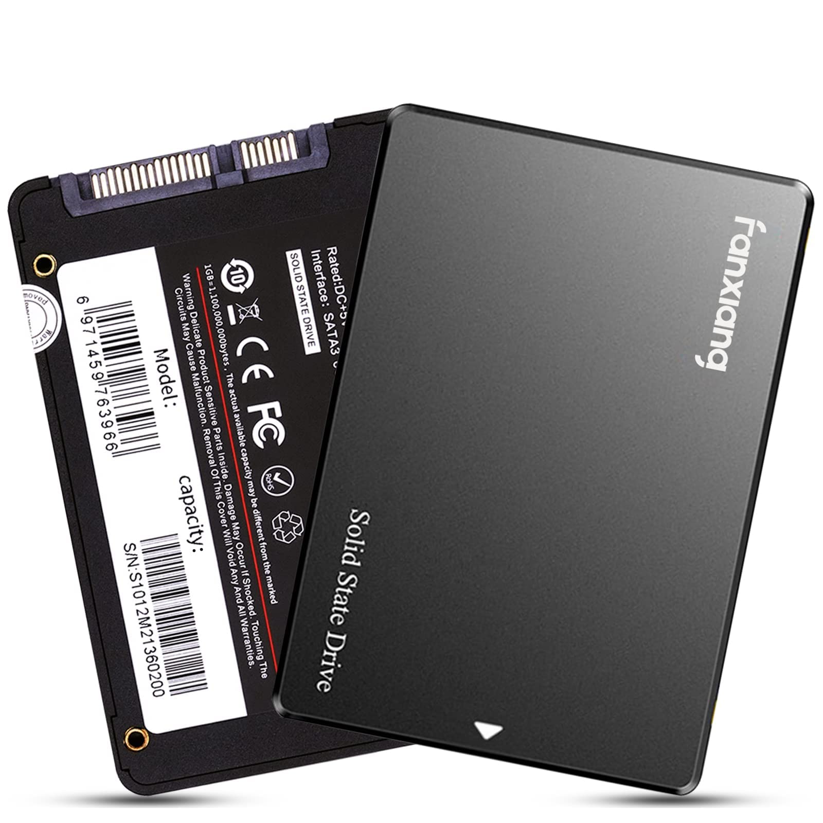 Fanxiang S101 256GB SSD SATA III 2.5" Unità a Stato Solido Interna, Lettura 520MB/s, Nero