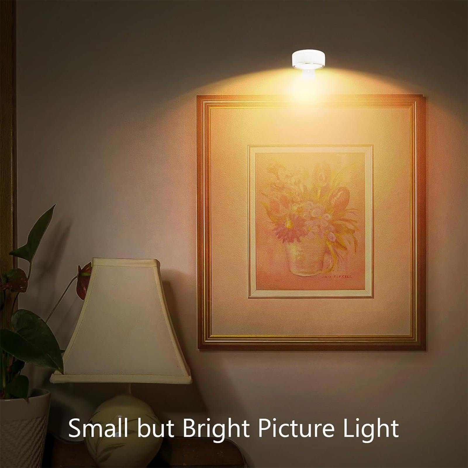 Luci Per Quadri Ricaricabili Da Parete 3x,Remoto Control Art Displa Lampada Novità,Luci A Disco,Dimmerabili E Timer,Illuminazione Artistica Per Dipinti Senza Fili,Luce Per Esposizione Artistica