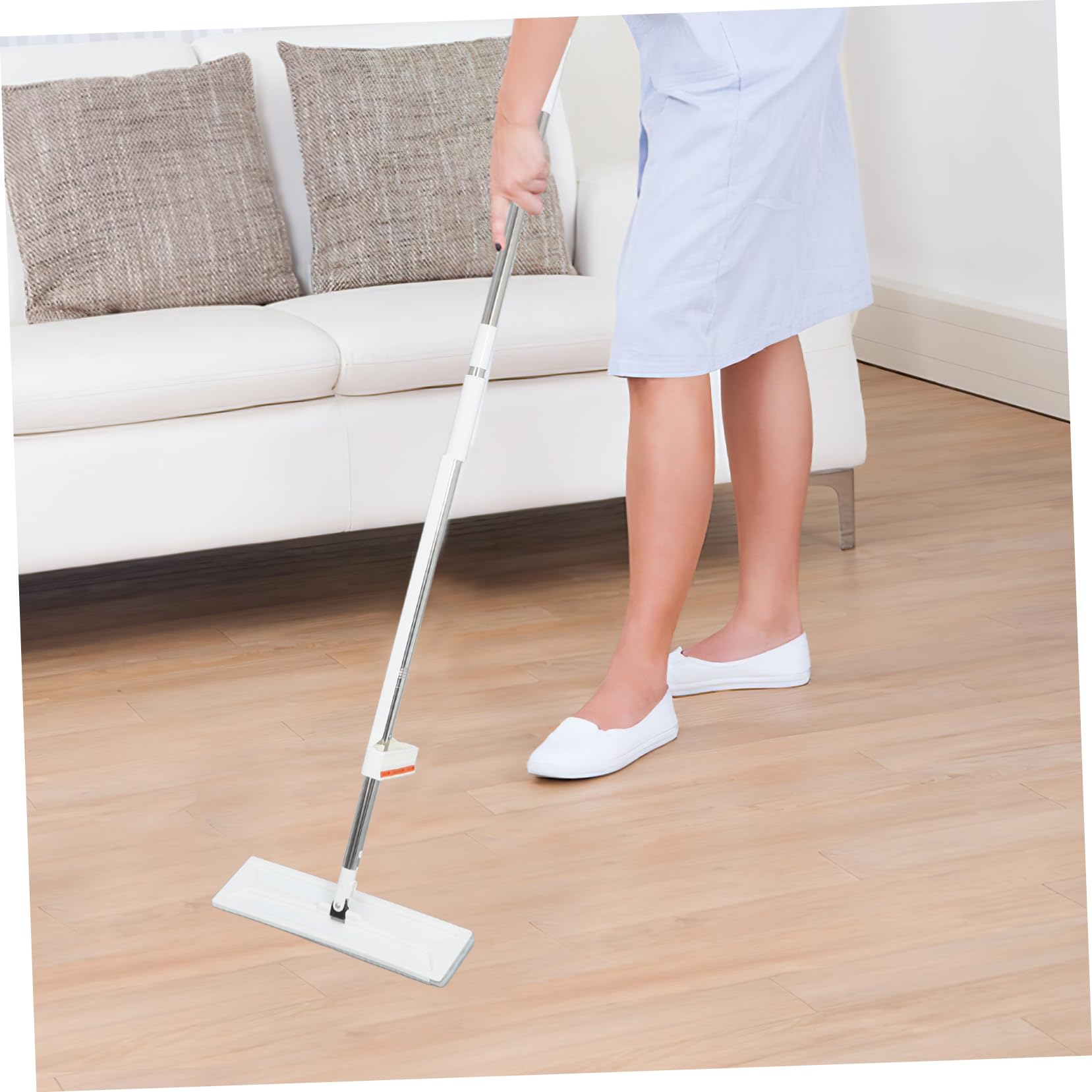 Mop Lavapavimenti Autostrizzante 50 Pollici in Microfibra per Casa
