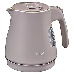 【WEB限定】タイガー魔法瓶 電気ケトル 湯沸かし 0.8L 驚速 軽量 蒸気セーブ 転倒お湯漏れ防止 カラ炊き防止 省スチーム設計 ベージュ PCM-N080CB